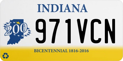 IN license plate 971VCN