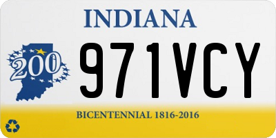 IN license plate 971VCY