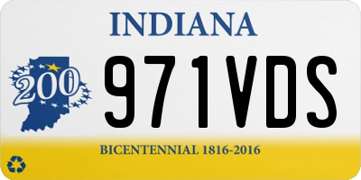 IN license plate 971VDS