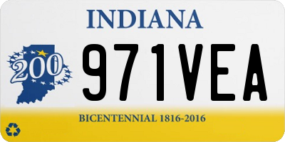IN license plate 971VEA
