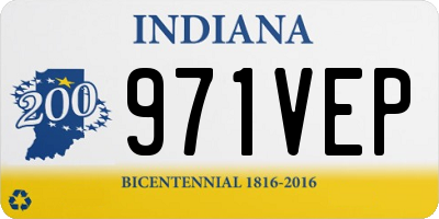IN license plate 971VEP