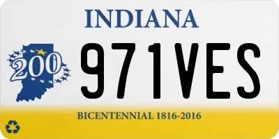 IN license plate 971VES