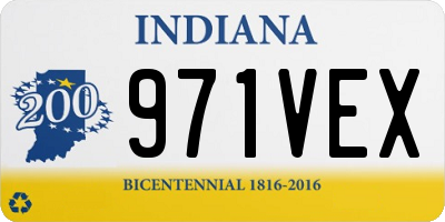 IN license plate 971VEX