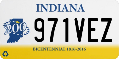 IN license plate 971VEZ