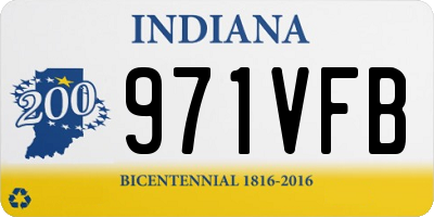 IN license plate 971VFB