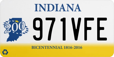 IN license plate 971VFE