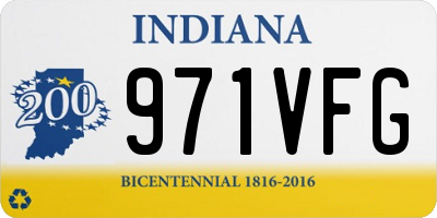 IN license plate 971VFG