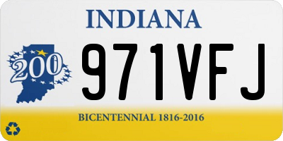 IN license plate 971VFJ