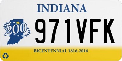 IN license plate 971VFK