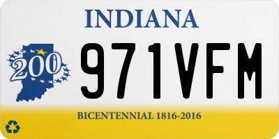 IN license plate 971VFM