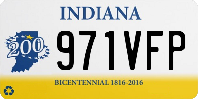 IN license plate 971VFP