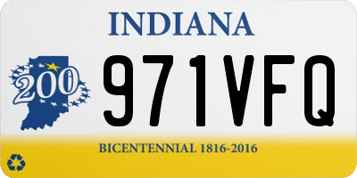 IN license plate 971VFQ
