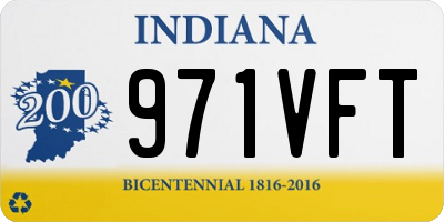 IN license plate 971VFT
