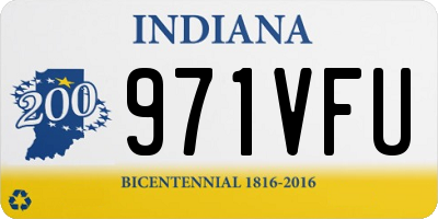 IN license plate 971VFU