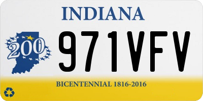 IN license plate 971VFV