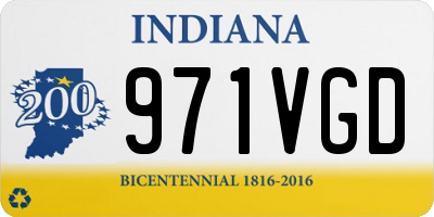 IN license plate 971VGD