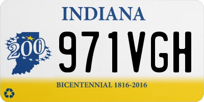 IN license plate 971VGH