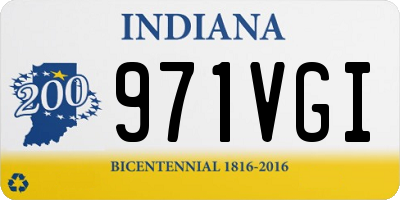 IN license plate 971VGI