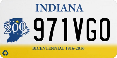 IN license plate 971VGO