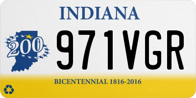 IN license plate 971VGR