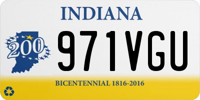 IN license plate 971VGU