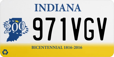 IN license plate 971VGV