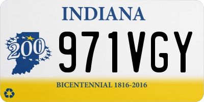 IN license plate 971VGY