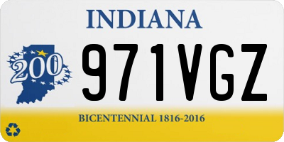 IN license plate 971VGZ