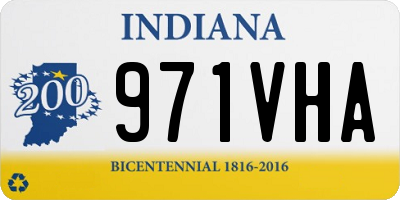 IN license plate 971VHA