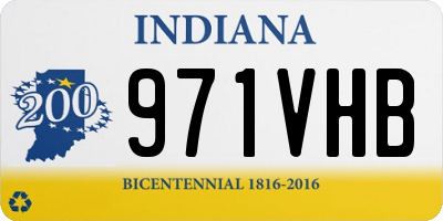 IN license plate 971VHB