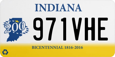 IN license plate 971VHE