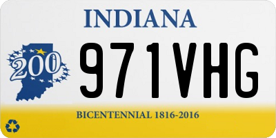 IN license plate 971VHG