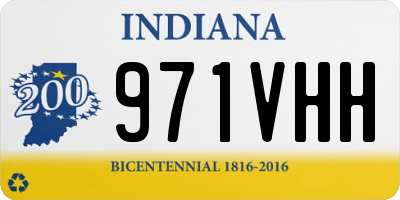 IN license plate 971VHH