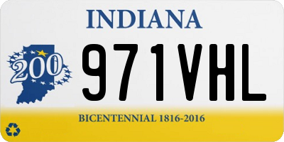 IN license plate 971VHL
