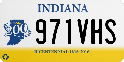 IN license plate 971VHS
