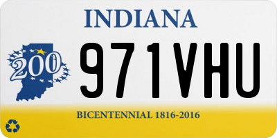 IN license plate 971VHU
