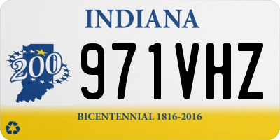 IN license plate 971VHZ