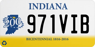 IN license plate 971VIB
