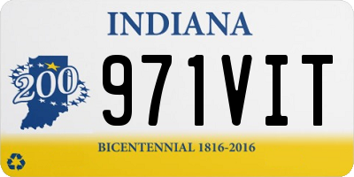 IN license plate 971VIT