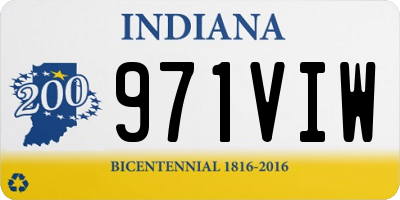 IN license plate 971VIW
