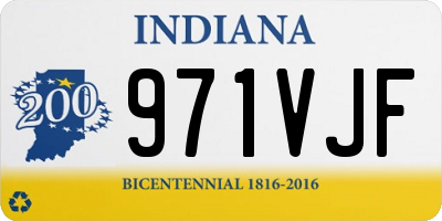 IN license plate 971VJF