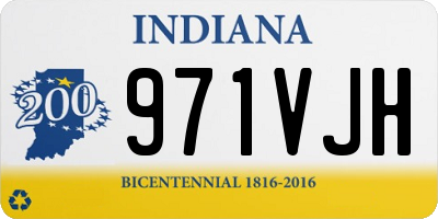 IN license plate 971VJH