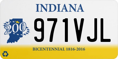 IN license plate 971VJL