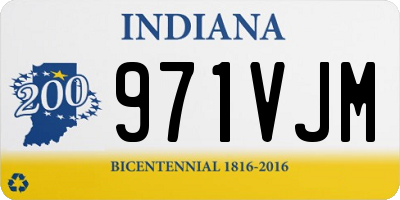IN license plate 971VJM