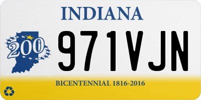 IN license plate 971VJN