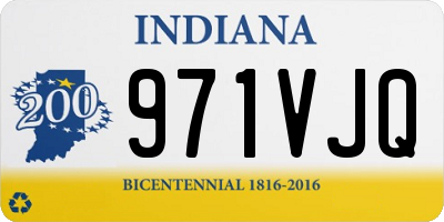 IN license plate 971VJQ