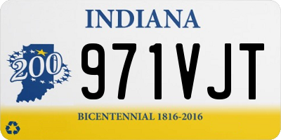 IN license plate 971VJT