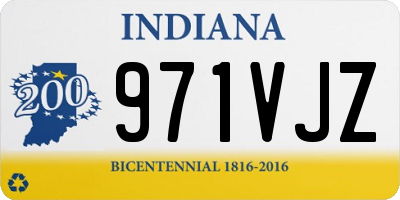 IN license plate 971VJZ