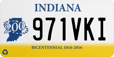 IN license plate 971VKI