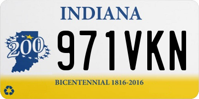 IN license plate 971VKN